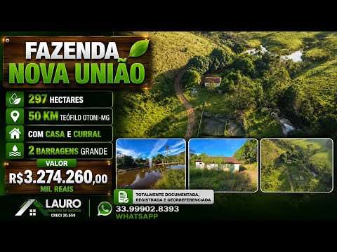 🌿 FAZENDA NOVA UNIÃO | 61,5 ALQUEIRES | R$ 3,2 MILHÕES | PECUÁRIA E INVESTIMENTO RURAL