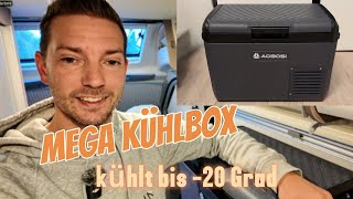 Die AOBOSI Kompressor Kühlbox!!! Bis -20 Grad kühlen.