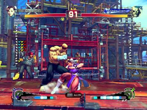 Jophys (lag switch cheater) vs. FitTerror (Sagat) SSF4 AE PC Ranked Match