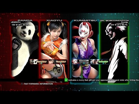 327 - Tekken Tag Tournament 2 - Coouge (Kunimitsu/Dr. Bosconovitch) vs vBWEEZYv (Panda/Xiaoyu)