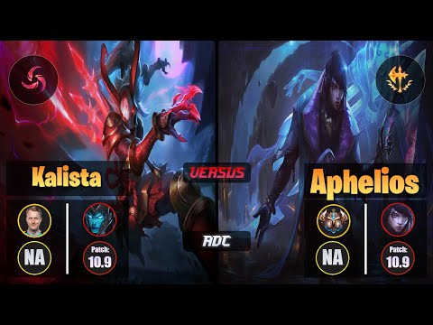 Zven KALISTA (ADC) [Hail of Blades] VS APHELIOS - Challenger NA Patch 10.9