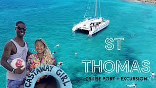 Swimming with Turtles + Exploring St. Thomas Cruise Port| Vintages Wine Bar | Oasis of the Seas
