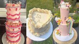 Baking & Decorating three buttercream cakes