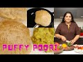 How to Make Puffy Poori (No Fail Poori Recipe) - Easy Puri Recipe with Wheat Flour