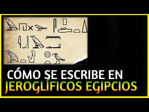 Part of a video titled ¿Cómo se dice TE AMO en egipcio? - YouTube