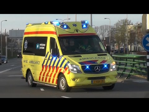 A1, Otaris Ambulance 04-162 Rouveen naar het Isala Ziekenhuis Zwolle