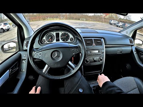 2008 Mercedes-Benz B170 1.7l 116hp - POV Test Drive & Fuel Consumption info