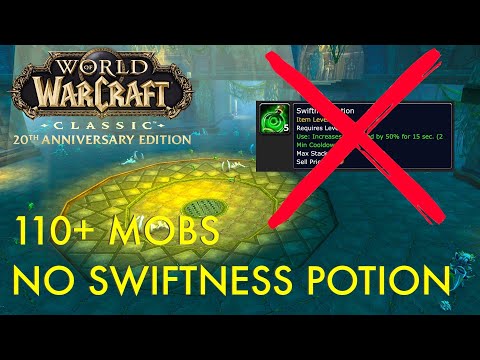 WoW Classic Fresh. Sunken Temple ST 100+ pull Mage. 80 Gold/hour. No swiftness potion.