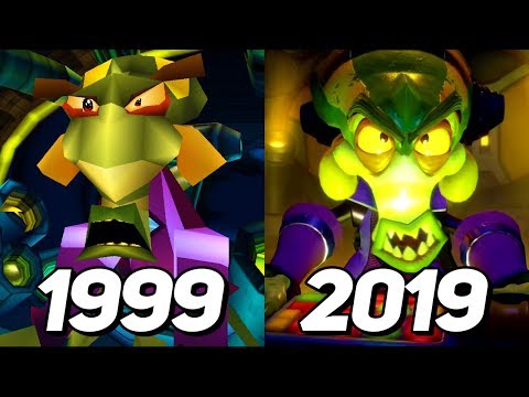 Evolution of OPENING in Crash Team Racing