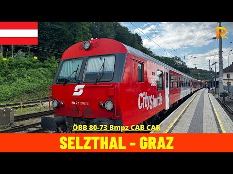 Führerstandsmitfahrt Selzthal  - Graz (Österreich) Aus Sicht des Lokführers 4K