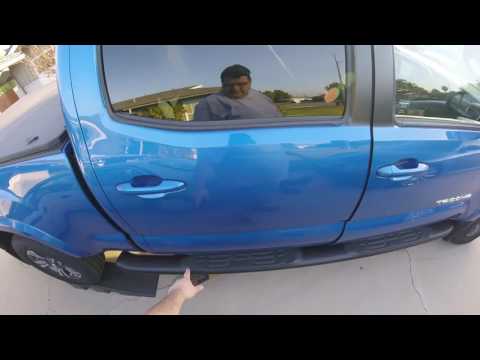 How to install a power tailgate lock on 17 Tacoma from Pop n Lock