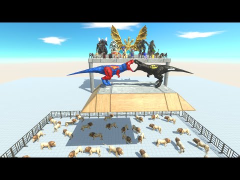 Each Unit Against Itself On A LION CAGE - Animal Revolt Battle Simulator