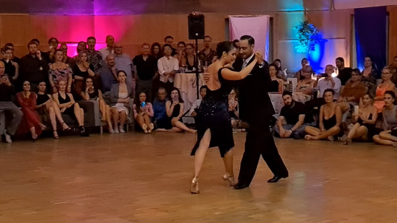 Stephanie Fesneau & Fausto Carpino dancing D'Arienzo Milonga @El Sabor Budapest 2023 4/4
