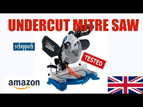 Scheppach - HM80L - Undercut mitre saw | Unboxing & Test!