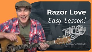 How to play Razor Love by Neil Young | Guitar Lesson