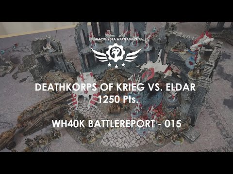 WH40K - Battlereport -015 Deathkorps of Krieg vs. Aeldari 1.250 pts. [DE/GER]