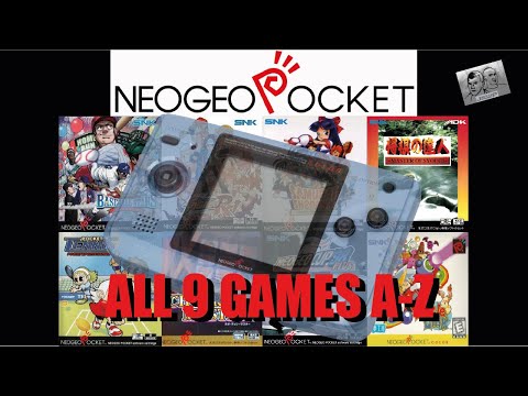 All 9 SNK Neo Geo Pocket Games - A-Z