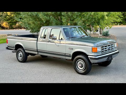 83k Mile 1988 Ford F-250 XLT Lariat 7.5L 4x4 Walk Around and Drive 