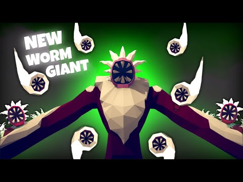 *NEW* WORM GIANT VS ALL UNITS IN TABS | Totally Accurate Battle Simulator