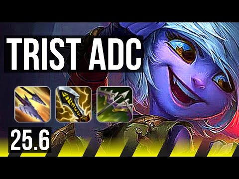 TRISTANA & Nami vs SAMIRA & Taric (ADC) | 15/1/4, Legendary | EUW Challenger | 25.6