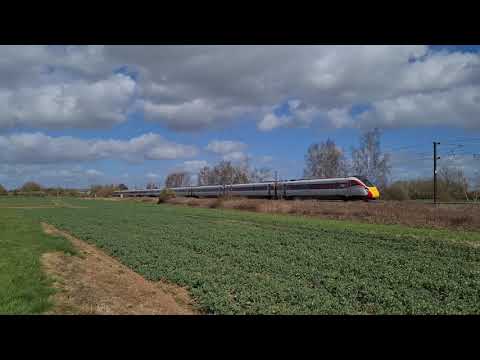 a windy day at ryther with trains and tones 27/03/21