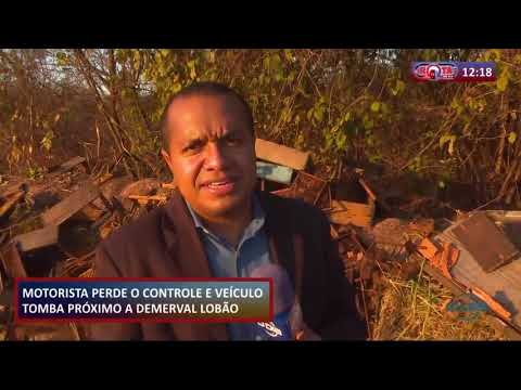 ROTA DO DIA18 09  VeiÌculo tomba proÌximo a Demerval LobaÌƒo