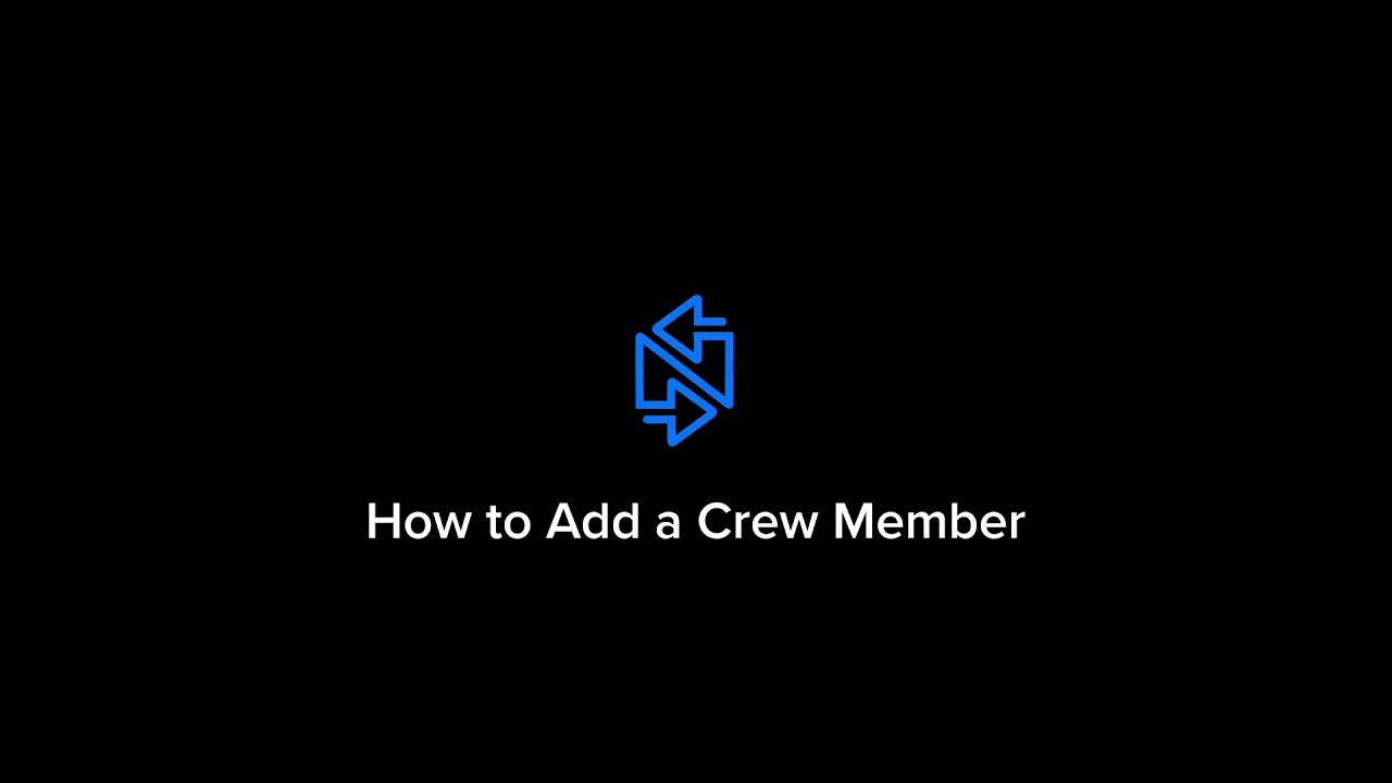 How to Add a Crew Member
