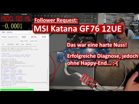 MSI Gaming Laptop fährt nicht hoch - Vom Programmieren des ECs und anderen Schwierigkeiten...