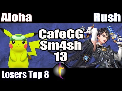 CGG13 Singles: SSB Wii U - LT8 - Aloha vs Rush