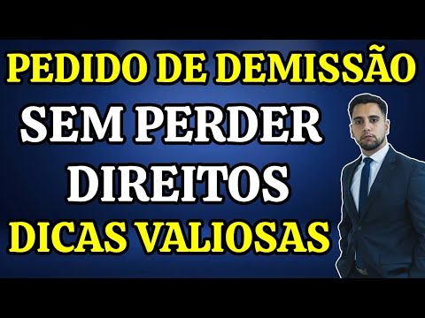 , title : 'COMO PEDIR DEMISSÃO E NÃO PERDER DIREITOS - DICA VALIOSAS!'