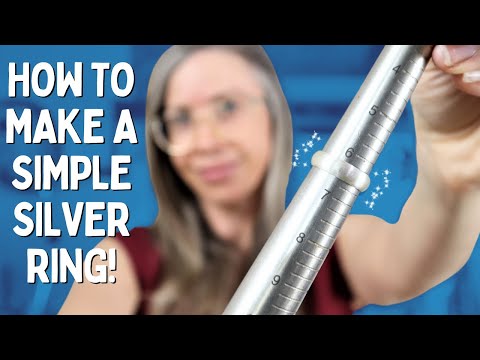 How to Make a Simple Sterling Silver Ring | Step-By-Step Ring Making Tutorial