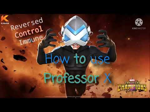 How to use professor X | Professor X  Mcoc | #mcoc