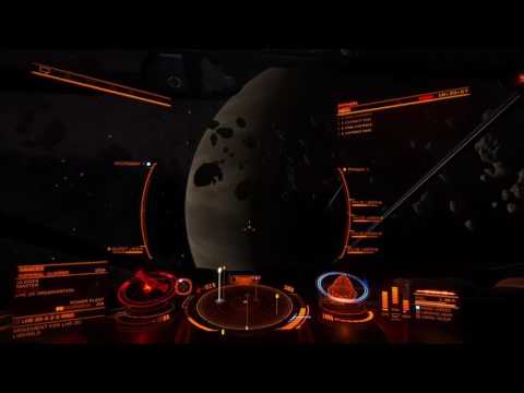 Elite Dangerous Python with lvl 5 Efficient Pulse turrets