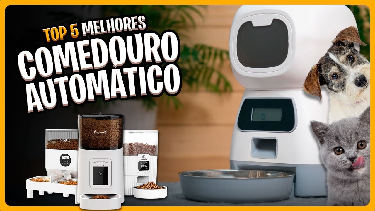 Qual ALIMENTADOR AUTOMÁTICO comprar em 2024? Top 5 Comedouros Smart ✅