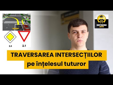 Intersecțiile explicate în 15 minute - Regulamentul Circulației Rutiere 2023