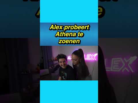 😳😂 Alex probeert Athena te zoenen in vlog Gio #gio #alex #athena #vlog