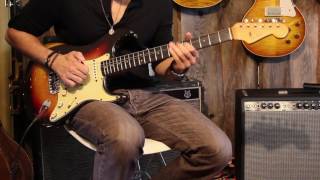 Video thumbnail for 1964 Fender Stratocaster with Sweetdrive Overdrive, TUL G12 and 1959 Tremolux by SweetspotGuitars