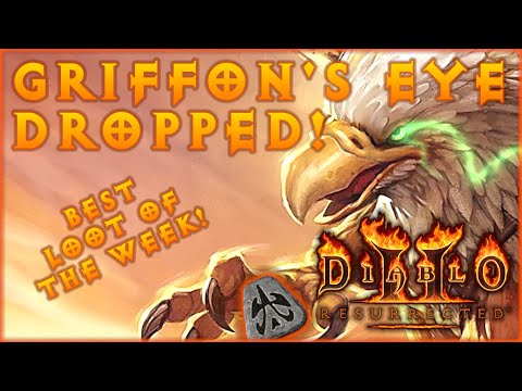 Griffon's Eye Dropped! Lo Rune, and more! [D2R] Best Loot of the Week!