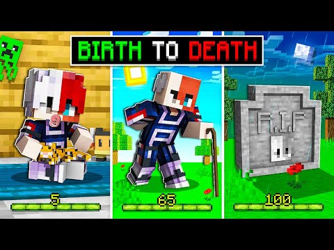 Shivang's BIRTH to DEATH In Minecraft!