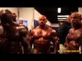 Backstage at the 2015 Arnold Classic