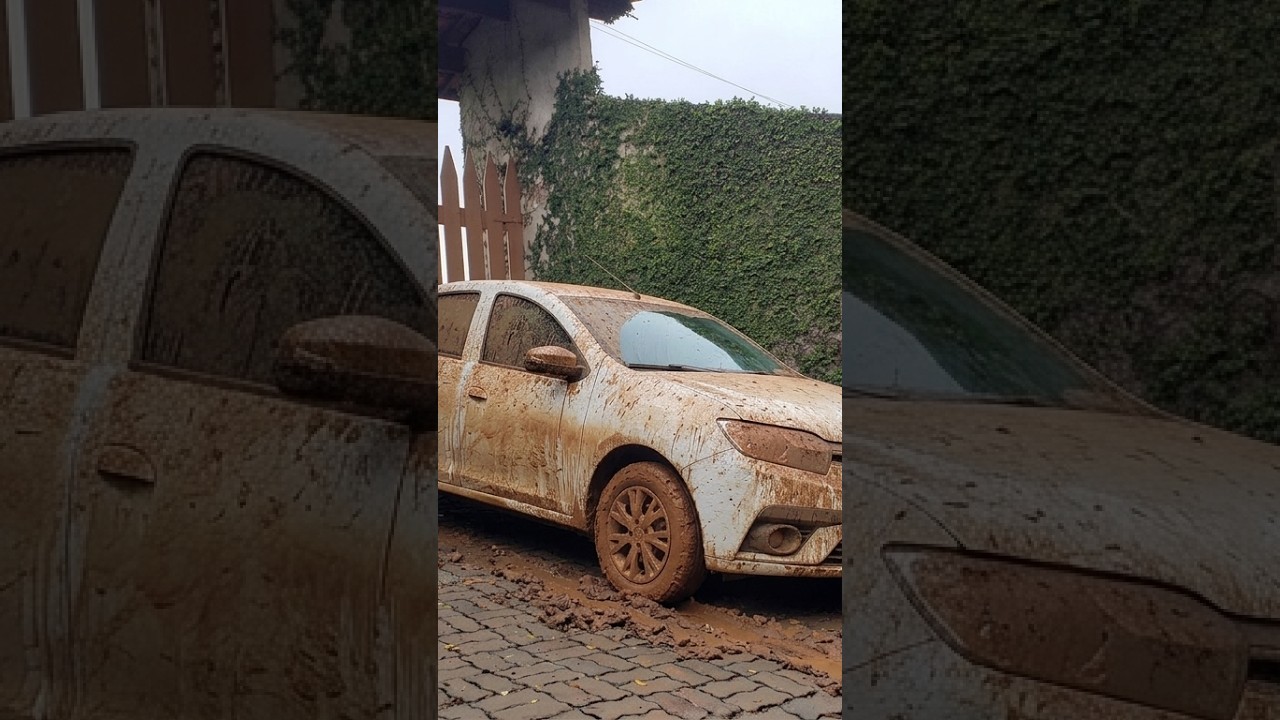 Renault Logan segue no teste de estrada de terra, testando seus ângulos! #renaultlogan