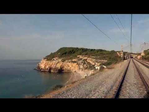 Rail View Music T R Tren de Barcelona a Sitges 2012