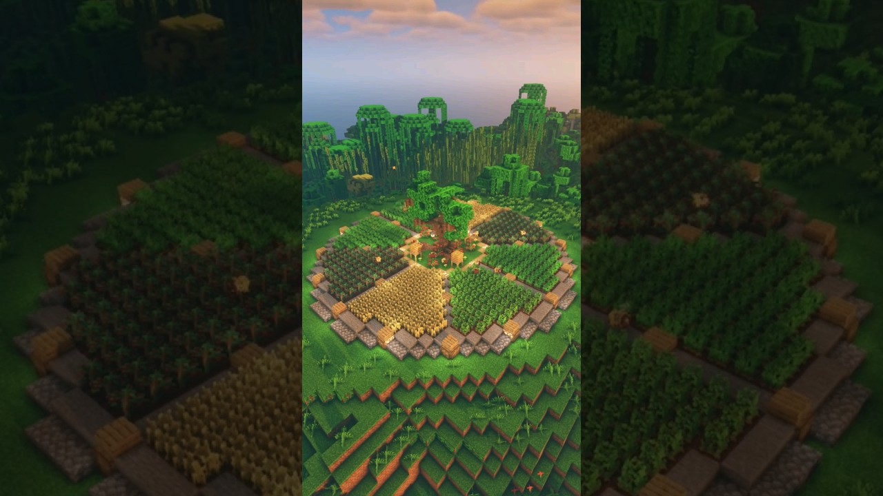 Minecraft - Plantação Decorada!