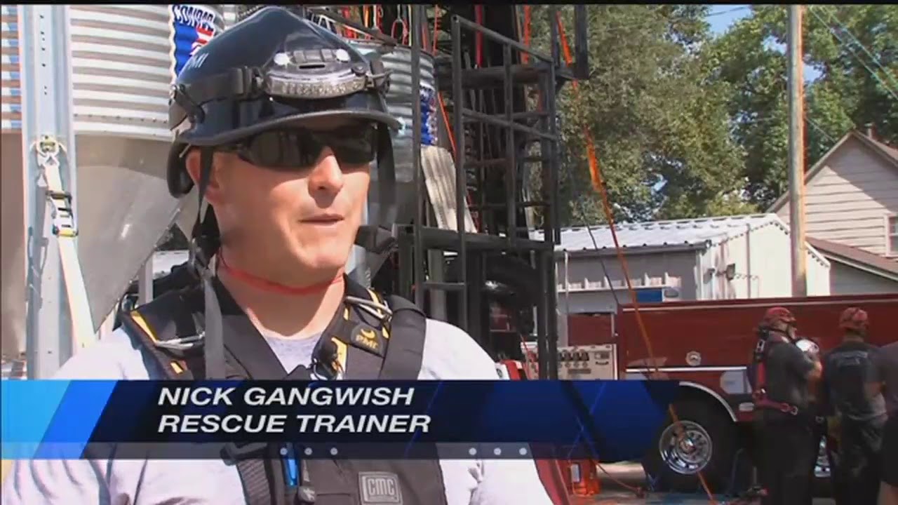 Fremont firefighters learn vital grain bin rescue training