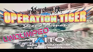 Rare Undumped Taito Operation Tiger Second Mission 1998 / 1999 Arcade Gameplay (Actual Hardware)