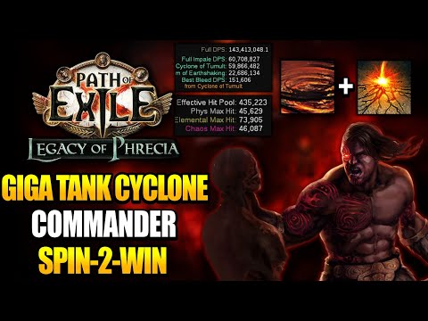 [3.27 Phrecia] Giga Tanky Cyclone Ancestral Commander - League Starter Build Guide - Path of Exile
