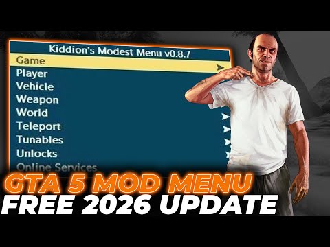 [NEW] GTA 5 Mod Menu PC 2026 / Free Kiddions Cheat, Money Hack & Online Mods (WORKING)