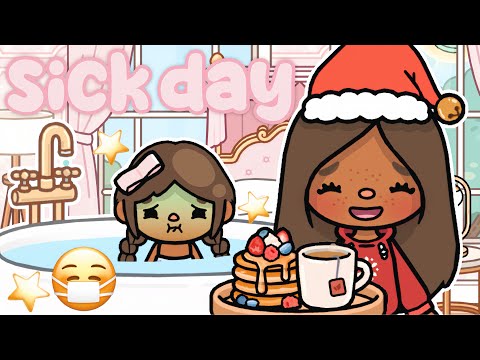 My Daughter is SICK!! (SICK DAY ROUTINE) 😷 | with voice 📢 | Toca Life World Roleplay