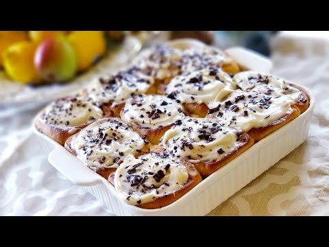 How to make JUMBO SIZE CHOCOLATE WALNUT CINNAMON BUNS Recipe - By Ani