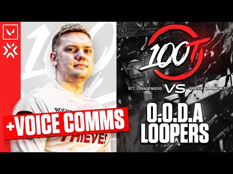 100T vs OODA Highlights with VOICE COMMS | Valorant Champions Tour